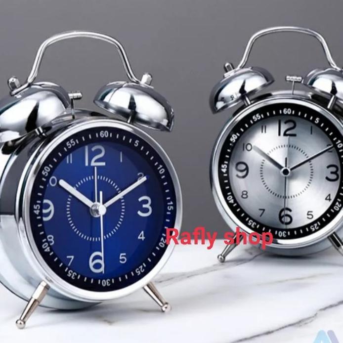 jam kring 6115 biru/silver