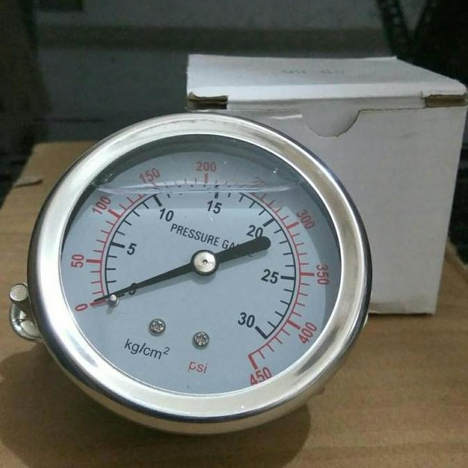 HARGA DISC - alat pengukur tekanan/ Pressure gauge 30bar