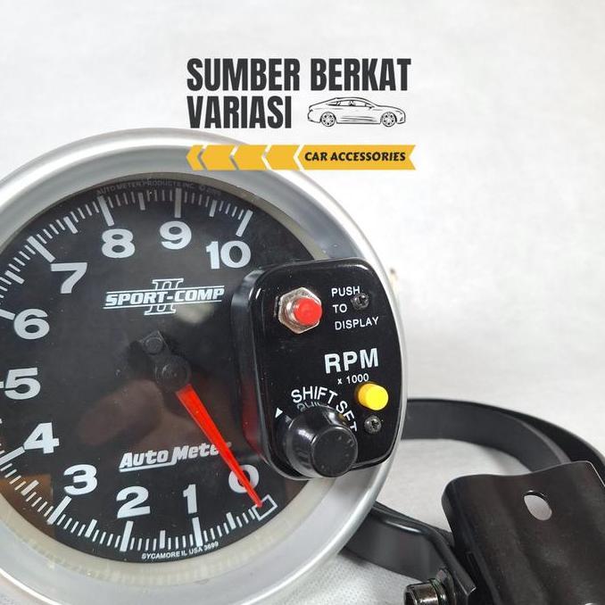 BEBAS ONGKIR - Tachometer RPM Mobil Auto Meter Takometer 7 Warna