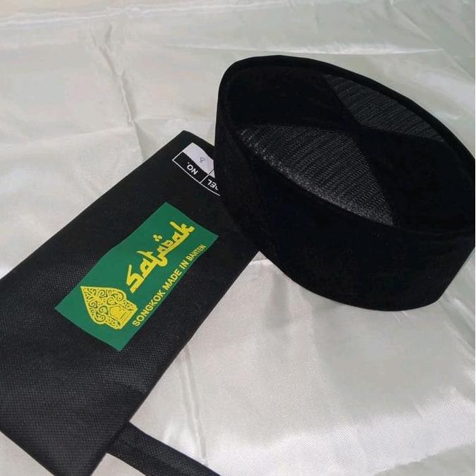 Termurah / Hot Sale Satapak || Peci Songkok Nasional Khas Banten || Sutra || ( Ac Motif Silang ) Hit