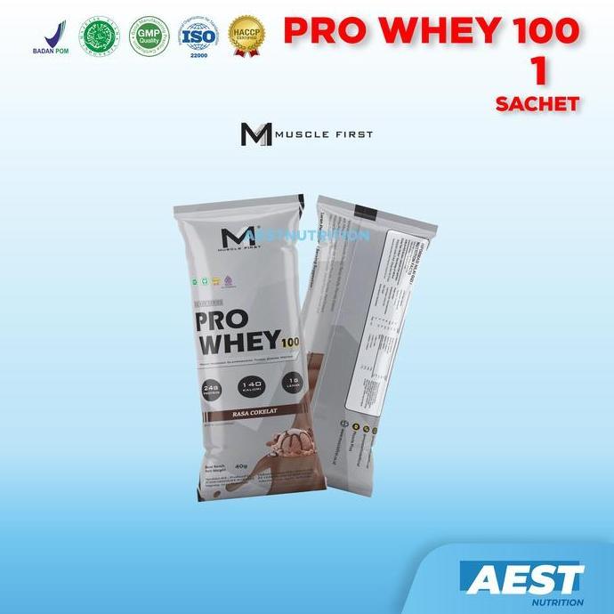 Ultrafit- Muscle First Pro Whey 1 Sachet Susu Whey Protein Concentrate
