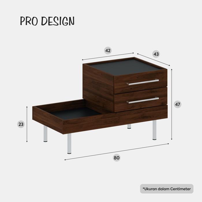 Pro Design Patron PATNS 80 Meja Samping / Nakas