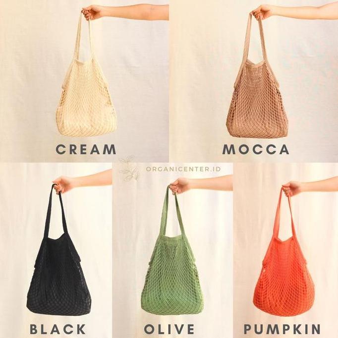 Kasora- Tas Jaring Premium Dengan Lapisan Dalam Summer Bag With Inner Dua Lapis Tas Jalan Wanita Tas