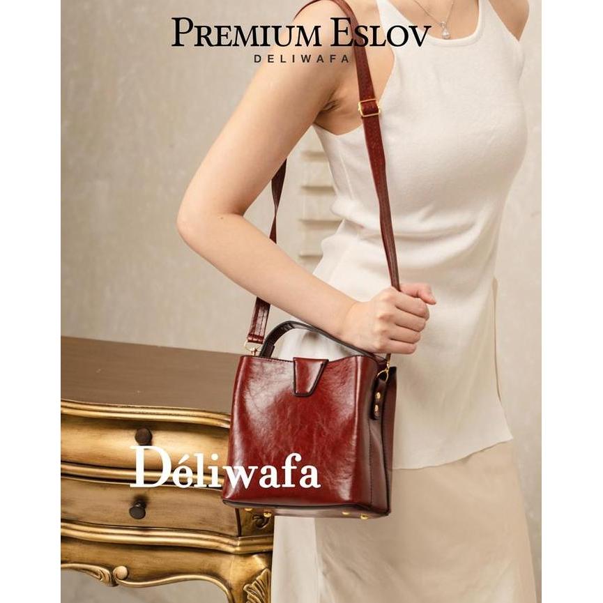 Kasora- Deliwafa - Selempang Wanita Slingbag Premium Tas Eslov