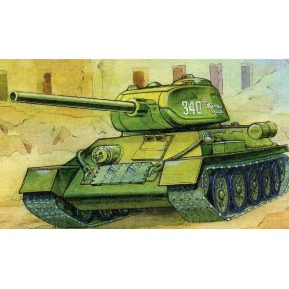 DIY Papercraft Tank WWII-T-34-85-Tank-V3