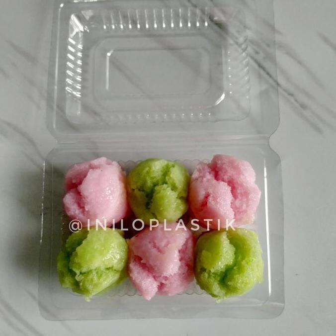 mika plastik bening serbaguna / wadah kue plastik mika 5X @100pcs