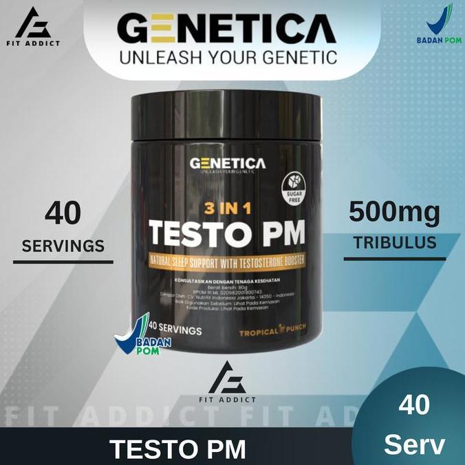 Ultrafit- Genetica 3 In 1 Testo Pm 40 Serving Testobooster Testo Booster