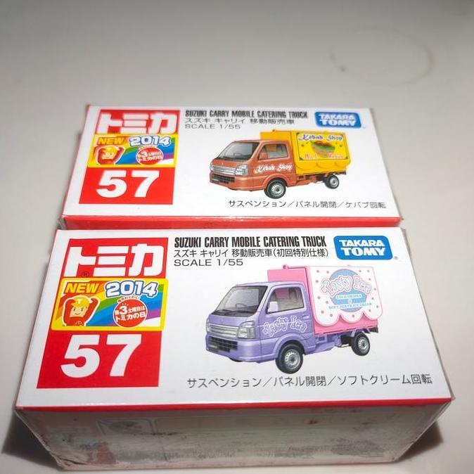 tomica 57 suzuki carry mobile catering truck