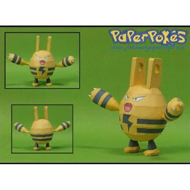 DIY Papercraft Figure Anime Pokemon Elekid