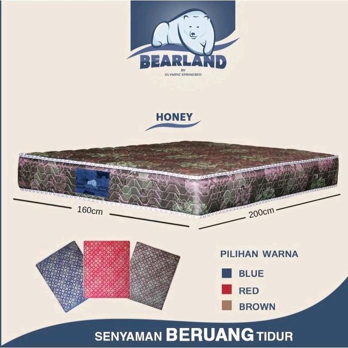 Matras Springbed Olympic Bearland Honey 120 140 160 180 Promo Murah