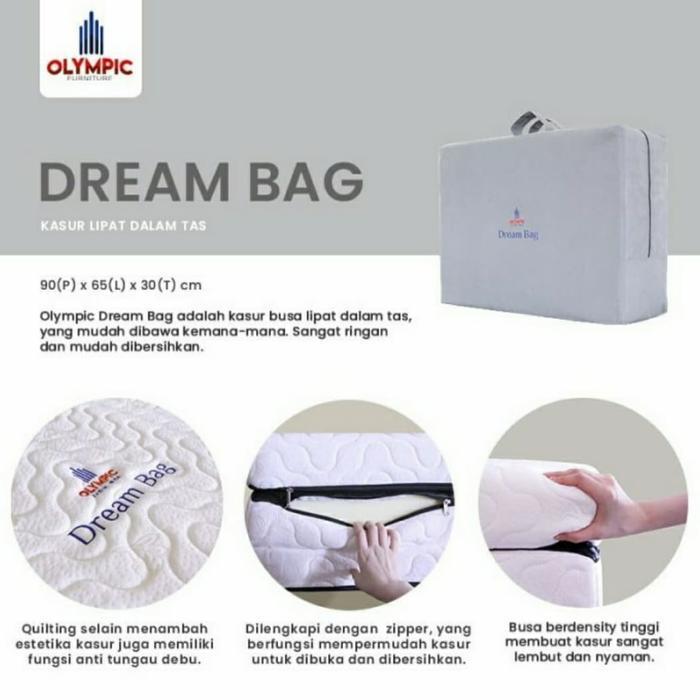 Kasur busa lipat Olympic dream bag