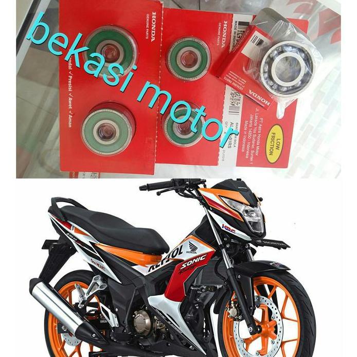 BEARING VELG RODA DEPAN BELAKANG HONDA SONIC 150R ORIGINAL 1SET ISI 5 READY STOCK