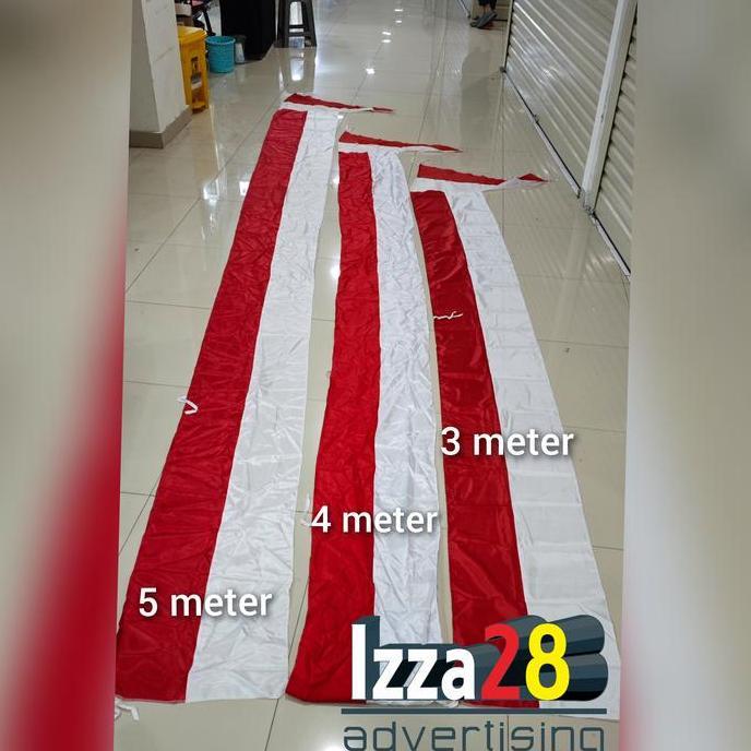 umbul umbul merah putih panjang 5 meter