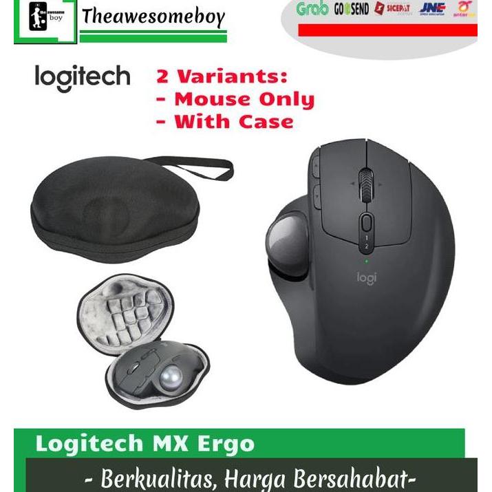 Logitech MX Ergo S Mouse Wireless Bluetooth Trackball Mouse
