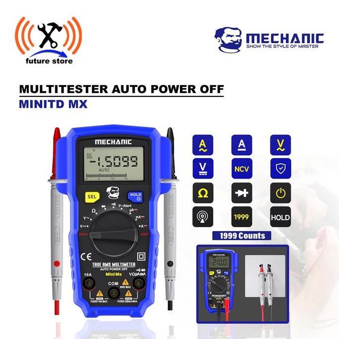 Grosir Mechanic Minitd Mx Multitester Digital Original - Multitester Auto Power Off - Multitester Te