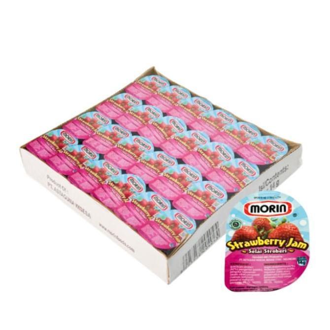 MORIN Portion Pack Strawberry Jam / Selai Strawberi [14gr x 48pcs]
