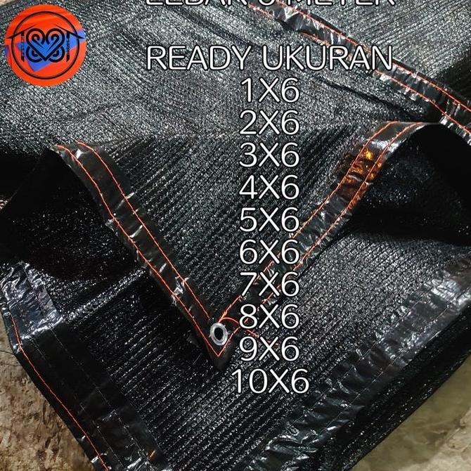 Paranet 90/ 95% Lebar 6 meter siap kirim