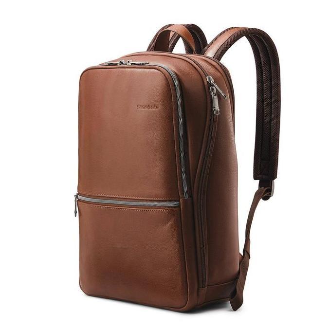Samsonite Classic Leather Slim Laptop Backpack