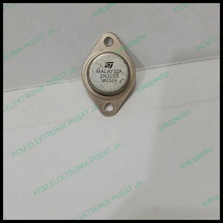 TERLARIS 1580 TRANSISTOR TR JENGKOL 2N3055 2 N3055 2N 3055 N MALASYA 
