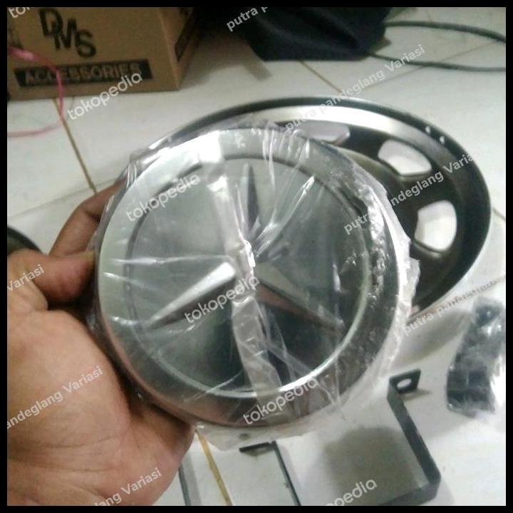 TERBARU DOP RODA MOBIL UNIVERSAL TRUK RING 16 BELAKANG MODEL MERCY 2 PCS BAHAN STENLIS 