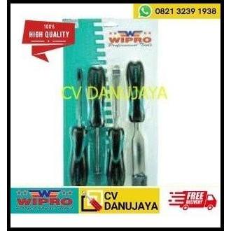 HOT DEAL PAHAT KAYU HANDLE FIBER CRV MODEL U SET 4 PCS SIZE 6MM - 18MM WIPRO
