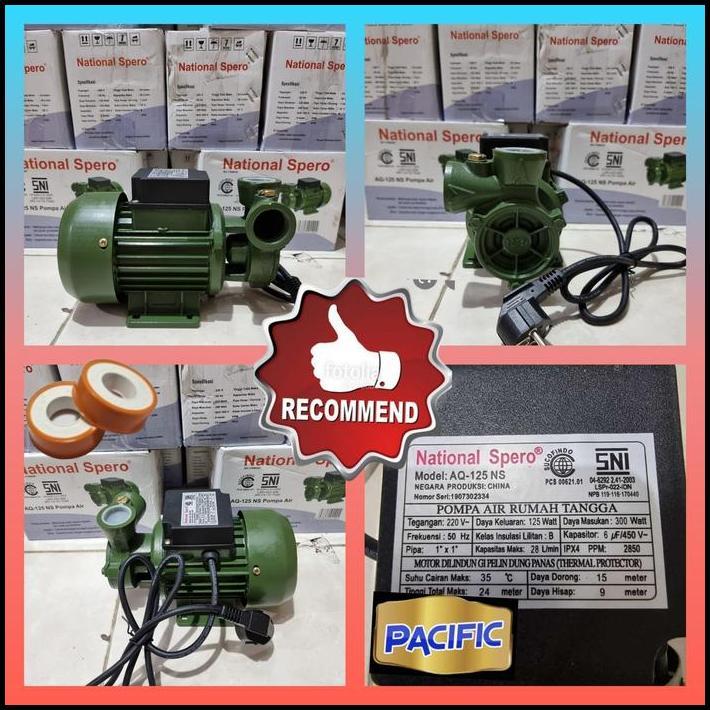 TERLARIS POMPA AIR DORONG EFOS DB OTOMATIS GP 125 A SANEI PANASONIC GL SANYO 75 