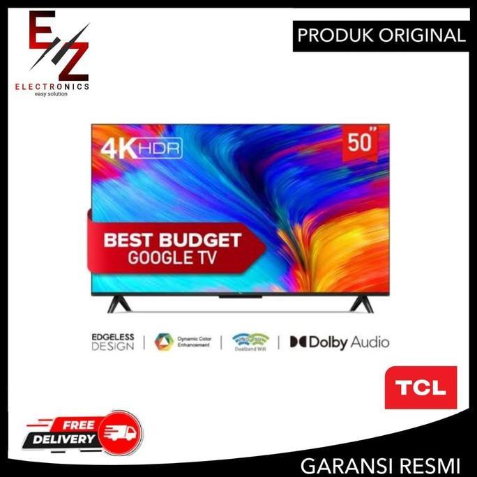 Grosir Led Tv Tcl 50A18 4K Hdr Android Google Tv Tcl 50 Inch Tcl 50A18 50A18