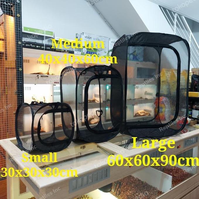 Selikobrter  - Kandang Lipat Outdoor Hewan Reptil Chameleon Iguana Nomoy NFF-57