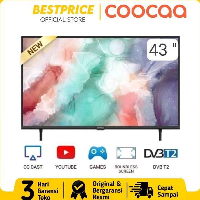 Promo Tv Coocaa 43 Inch 43Ctd4000 Smart Tv 43 Inch Smart Tv 43 " Coocaa Smart Digital Tv Coolita Os 