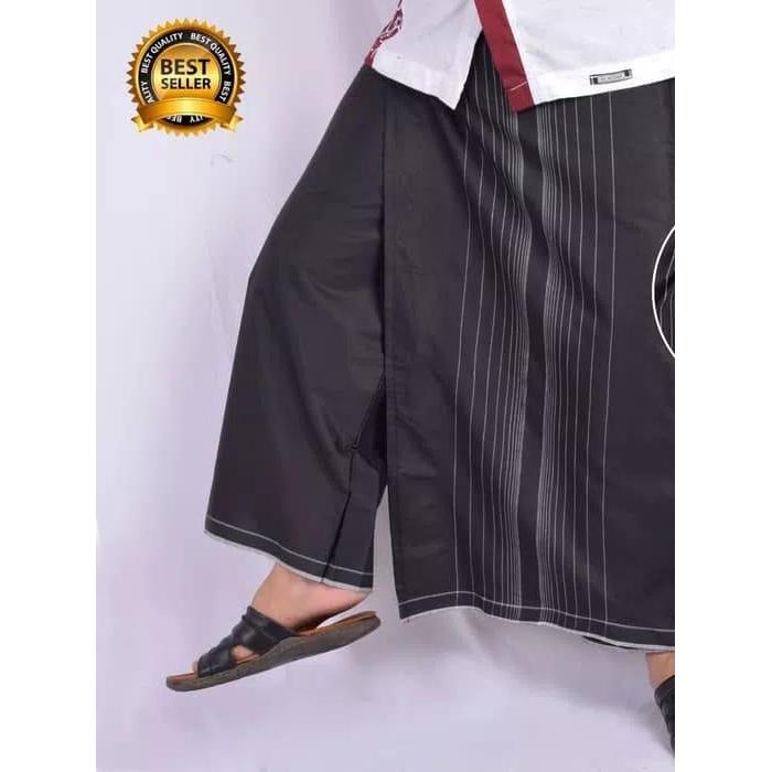 celana sarung hitam dewasa sarung celana pria - Hitam, dewasa