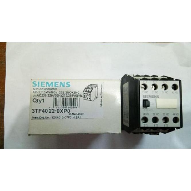 Contactor / Kontaktor Tipe 3Tf40-11 42 Vac Siemens Promo