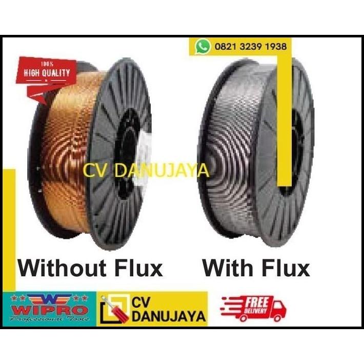 TERBARU WIPRO ER50-6 KAWAT LAS MIG CO2 0.8MM 0.8 MM 5KG 5 KG 