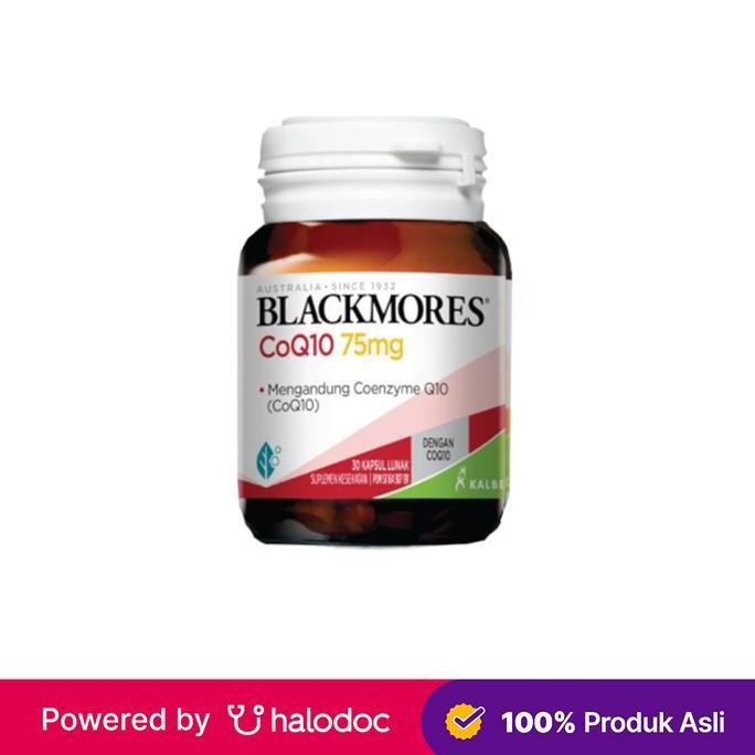 Blackmores Coq 10 75 Mg 30 Kapsul Best Seller/Best Quality[Original]