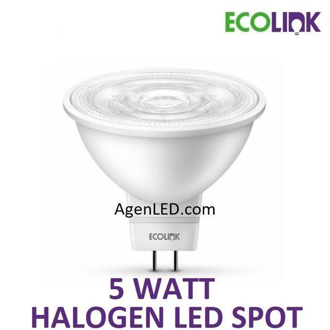 Raito- Ecolink Lampu Halogen Led 5W Mr 16 Spotlight 5 W Watt Spot 36D Mr16