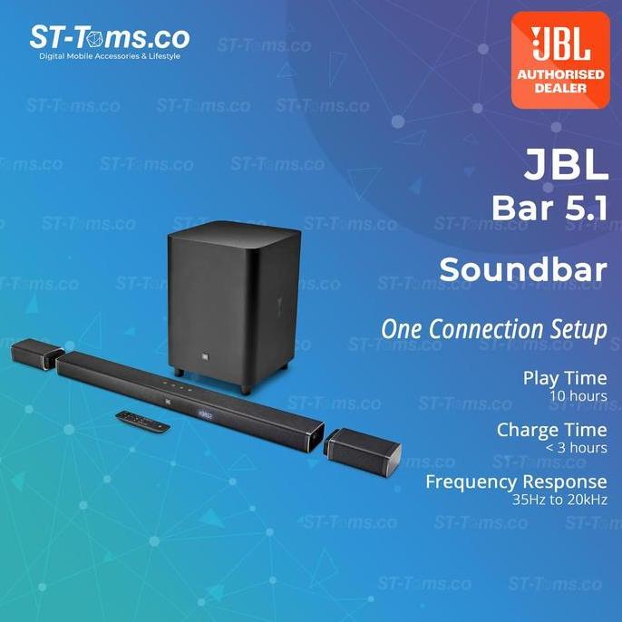 JBL CINEMA BAR 5.1 CHANNEL 4K ULTRA HD SOUNDBAR SPEAKER SYSTEM ORIGINAL DAN TERPERCAYA