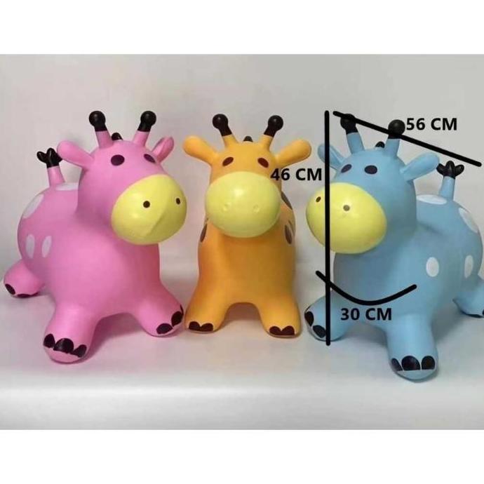 JUMPING ANIMAL MAINAN ANAK KUDA KUDAAN KARET ANIMAL JUMPING MUSIC