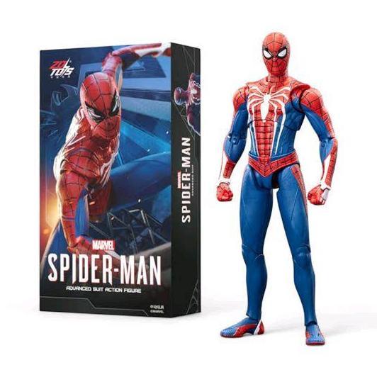 Zd Toys Spiderman Advance Suit Peter Parker PS4 Original Figure TP