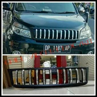 TERLARIS GRILL DEPAN MOBIL RUSH / TERIOS LAMA 2008- 2015 MODEL APPOLO BAHAN FIBERGLASS 