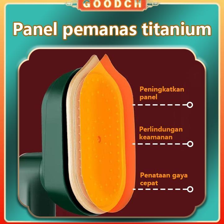 HOT DEALS GOODCH Setrika Uap Genggam Portable Mesin Setrika Baju Mini USB Rechargeable, Hemat Energi