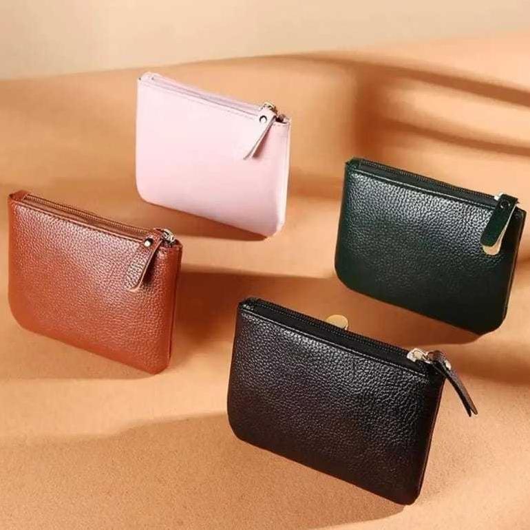 HOT Dompet Koin Wanita Kulit Kecil Terbaru Dengan Resleting