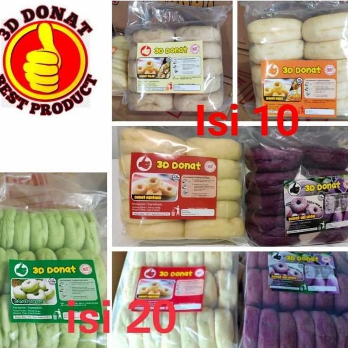 Eatstraight- Edo 3D Donat | Donat Frozen - Donat Kentang
