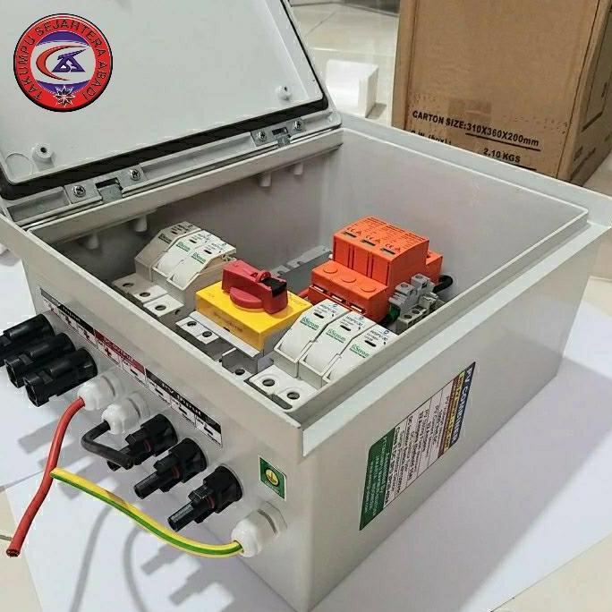 TERMURAH - PV Combiner Box 3(6) in 1 Out - Kotak instalasi kabel Sistem PLTS