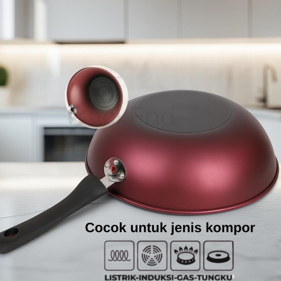 FREE ONGKIR WAJAN ANTI LENGKET / WAJAN PENGGORENGAN / WAJAN DIAMOND / TEFLON DIAMOND / TEFLON ANTI L