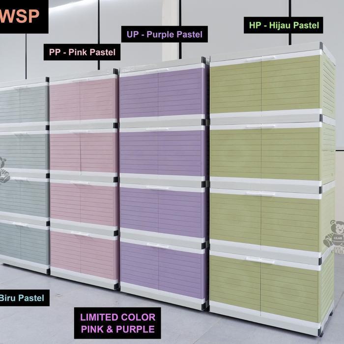 lemari club 4 susun jumbo