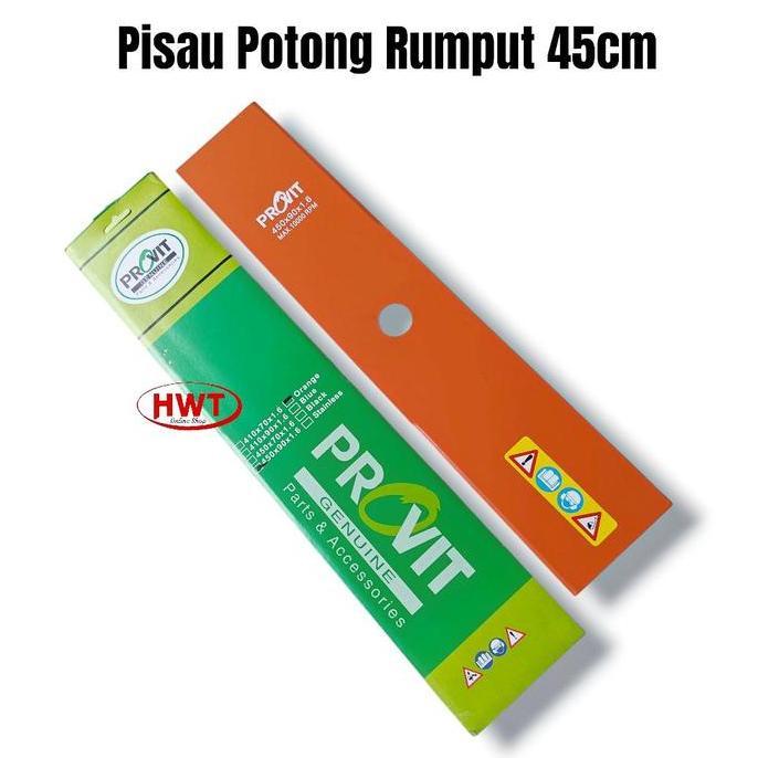 pisau potong rumput panjang 45cm brush cutter blade