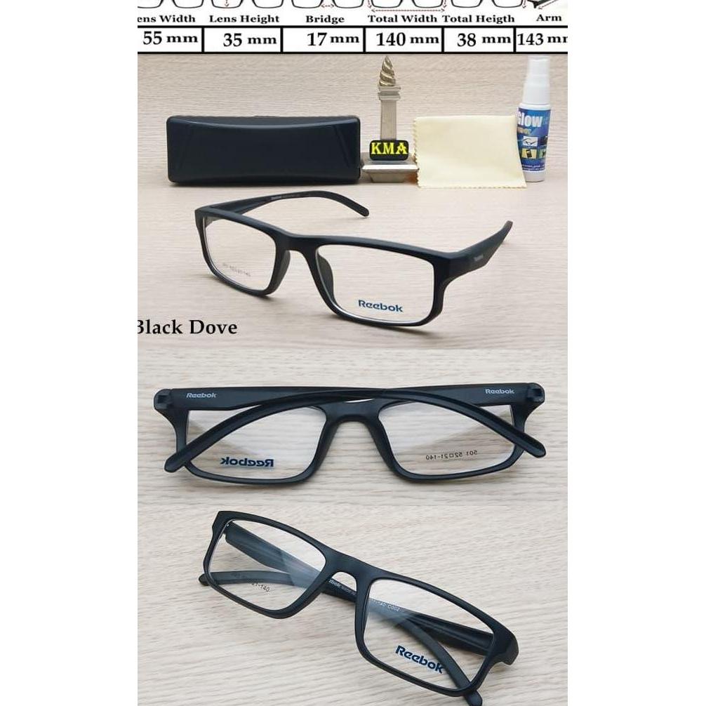 Shiyo- Kacamata Reebok Kacamata Minus Frame Kacamata Minus Frame Lensa Reebok