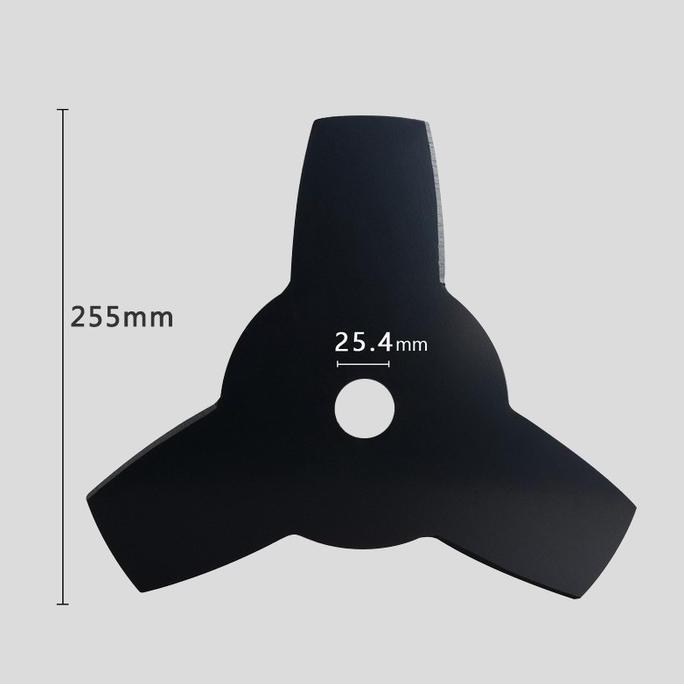 pisau mesin rumput segitiga pisau mesin rumput baja mata pisau potong rumput 3t