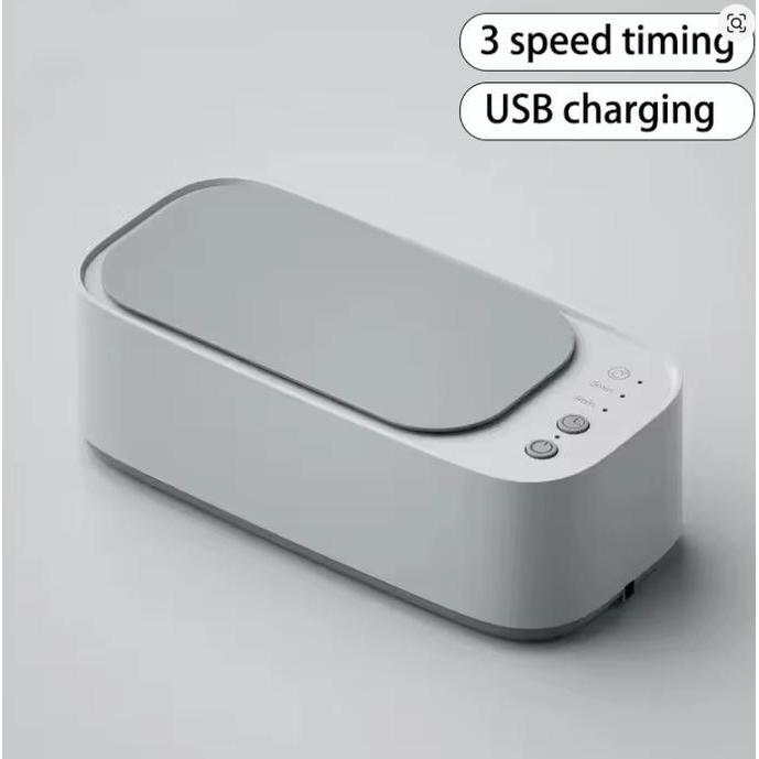 Shiyo- Mesin Pembersih Kacamata Perhiasan & Jam Tangan Getar Otomatis Timer