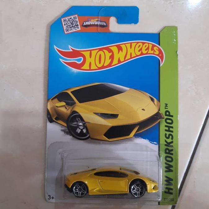 Ready Hot Wheels Lamborghini Huracan LP yellow