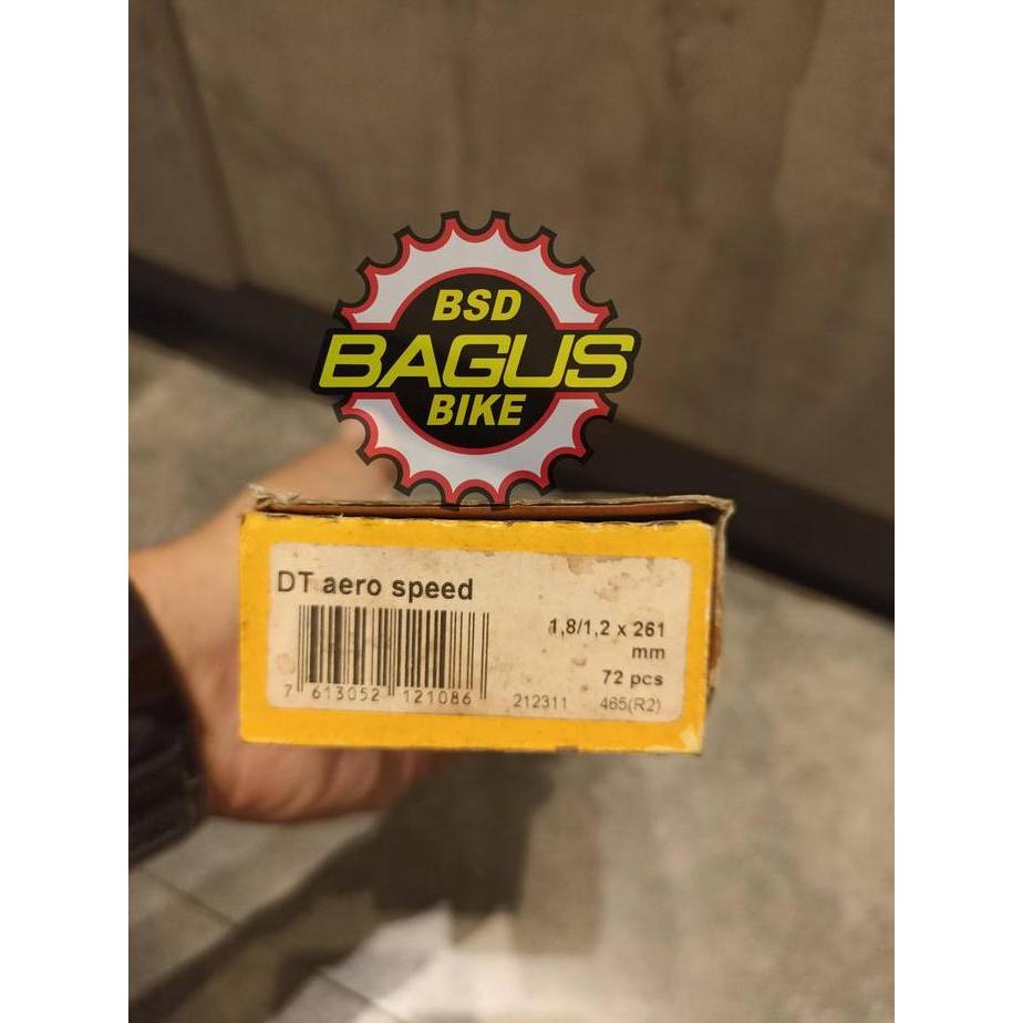 Ready DT Swiss Spoke aero speed Silver 261mm